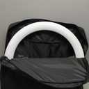 22'' Ring Light with 75'' Tripod Stand, LED Display/2 USB Ports/6500K Dimmable Ring Light for ipad Phone Holder for Tattoo Lash Live Makeup Video Recording TikTok Barber Stylist Photography (Black)