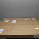 Black Glass Coffee Table for Living Room, Mid Century Modern Coffee Table with Tempered Glass Top and Solid Wood Base, Farmhouse Center Table for Small Space, Tea Tables (35.5D27.5W15.8H)