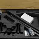 Aolemi Outdoor Shower Kit Fixtures Faucet System with High Pressure Showerhead Utility 2-Handle Exposed Shower with Brass Mix Valve 6 Inch Center with Soap Dish Matte Black