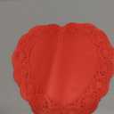 60 Pcs 10 Inch Red Heart Paper Doilies Valentines Heart Shaped Lace Paper Doilies for Table Decor Crafts Valentines Day Mothers Day Wedding Party Favor Supplies