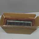 TIMRIS Set of 2 Rustic Wooden Countertop Baskets, Farmhouse Distressed Nesting Boxes, Small Decorative Wooden Storage Crates, Reclaimed Wood Organizer Baskets with Wire Mesh (Random)