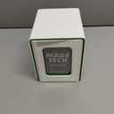 Mage Tech Card Deck Box for MTG Commander - Patented Design, Commander Display, Fits 100 Double-Sleeved Cards, 35pt Card Brick & Dice Tray - White/Green