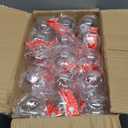 Kingrol 30 Pack 3.15 Inch Clear Plastic Fillable Ornament Balls, for DIY Craft Projects, Christmas, Wedding, Party, Home Decor