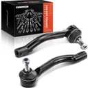 A-Premium 2 x Front Outer Tie Rod Ends, Compatible with Nissan Rogue 2008-2013, Rogue Select 2014-2015, L4 2.5L Only