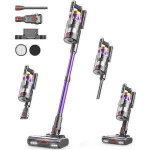 NADALY Cordless Vacuum Cleaner, 650W 55KPa 70 Mins Self-Standing Stick Vacuum, Lightweight Vacuum for Everyone, Anti-Tangle, 1.8L Capacity, Vacuum Cleaners for Home Pet Hair Hardwood Floors Carpet