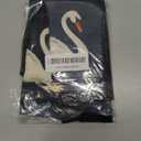 Vintage Swan Black Kitchen Towels, Rustic Country Farmhouse Swan Bathroom Nursery Office Moody Aesthetic Decoration Tea Towel Hand Towels 16x24 Inch