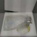 Baffect Water Pitcher, High Borosilicate Glass Jug with Stainless Steel Lid, Leakproof Fridge Door Carafe for Hot or Cold Beverage (1.8 L/63 oz.)