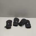 Durable Dog Paw Protector|Dog Boots|Dog Shoes|Black Light Duty Heat, Water Resistant Dog Booties for hot Pavement for Large Dogs (Size 8)