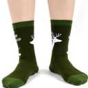 4 x Stocking Stuffers for Men Teen Boys Adults Funny Socks Christmas Birthday Gaming Gifts for Men Dad Boyfriend Son Him (Green)