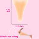 camel toe concealer，Seamless Camel Toe Hider, Reusable Anti Camel Toe Sprong Insert, No Camel Toe Underwear Guard (3, Medium) (M)