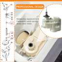W11202789 Ice Dispenser Auger Motor Assembly Fits for Whirlpool KitchenAid Jenn-Air Maytag Amana Magic Sears Kenmore Refrigerator, Replace Ap6327333, W10225313, Wpw10225313, 4591223, Ps12349163 Etc