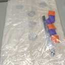 Hiboom Large Halloween Bean Bag Toss Game (Includes 6 Bags, Purple Orange) Halloween Party Favor for Adults, Beach Yard Outdoor Activities, Family Party Supplies, Home Backyard Game(Ghost)