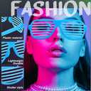 100 Pack Plastic Shutter Shades Glasses Bulk, 80's Style Slotted Shutter Shade Sunglasses, Neon Color Shade Glasses for Party Favors, School Gifts Teens Adults Birthday Supplies, Assorted Colors