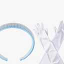 Women's Princess Headband Choker Long Gloves Set