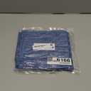 decorUhome Cozy Faux Fur Spring Throw Pillow Covers 18x18 Set of 2 Decorative Soft Plush Striped Modern Farmhouse Boho Couch Pillow Cases with Velvet Back for Sofa Bed Living Room, Blue