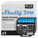 Shelly Plus 2PM UL | WiFi 2 Channels Smart Relay Switch with Power Metering | Home Automation | Alexa & Google Home Compatibility | iOS Android App | Roller Shutters Remote Control