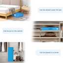 Bonnary Christmas Wrapping Paper Storage Container Fits up to 18-24 Rolls, Underbed Gift Wrapping Organizer with Interior Pockets, Gift Storage Bag for Wrapping Paper Rolls, Ribbon, Bows,Ornaments