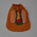 Dog Hot Dog Halloween Costume, Funny Pet Halloween Costumes for Dogs Cat of Small Medium Large Breed