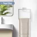 5 Pieces Brushed Nickel Bathroom Accessorie Set 23.6 Inch Towel Bar Set SUS304 Stainless Steel Towel Holder Set for Bathroom,Toilet Paper Holder with Shelf Wall-Mounted Bathroom Hardware Set