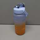 64 oz Large Capacity Water Bottle with Motivational Time Markers and Straw, Portable, Leakproof, BPA Free for Fitness, Gym and Outdoor Sports