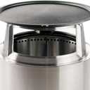 Solo Stove Bonfire Griddle + Hub, Cast Iron Cookware with Stainless steel Hub for 8 Elevation, Addition to Bonfire fire pit, Weight: 19.5lbs, Cooking surface diameter 17.75"