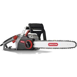 Oregon 15 Amp Powerful Self-Sharpening Corded Electric Chainsaw with 18-Inch (45cm) Guide Bar, Low Kickback 15 Amp Chainsaw, with Integrated Powersharp Chain, (CS1500)
