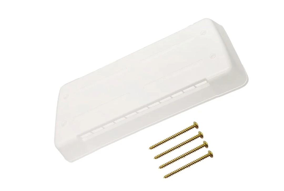 65528 RV Refrigerator Vent Lid Fits for Ventmate Dometic RV White Fridge Roof Vent Cover
