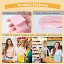 Plastic Bags 50 pack 8.6512.5 inch with Handles T-shirt Bags for Retail Shopping and Food Heavy Duty