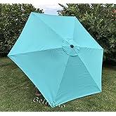 Replacement SAGE GREEN STRONG & THICK Umbrella Canopy for 9ft 6 Ribs (Canopy Only)