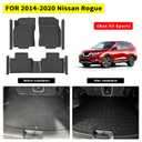 ASINRI Floor Mats for Nissan Rogue 2014-2020 (Not Fit 7-Seat or Hybrid) TPE All Weather Protection Custom Fit Nissan Rogue Accessories Floor Liner and Cargo Liner
