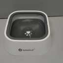 LumoLeaf No Spill Water Bowl for Dogs, Slow Feeder for Messy Drinkers, Drip-Free, Splash-Proof Design (Grey, 35oz)