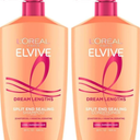2pcs L'Oreal Paris Elvive Dream Lengths Shampoo and Conditioner Kit, Paraben Free