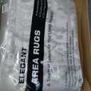 Area Rugs 10x12 for Living Room - Washable Soft Large Vintage Rug Non-Slip Stain Resistant Traditional Stain Resistant Indoor Floor Low Pile Carpet for Bedroom Dining Room or Home Office - White