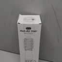 slopehill Mini Travel Dual Voltage Hair Dryer Brush,1000 Watts Hot Air Brush with European Plug, Ionic Hair Dryer and Styler for Women, Oval Barrel 2 Heat & 2 Speed Settings for International Travel (Black)