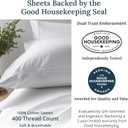 California Design Den 100% Cotton Sateen Hotel Sheets Queen Set, Ivory | 6 Pcs with 4 Pillowcases, 400 Thread Count Backed by Good Housekeeping Seal, 16" Deep Pocket, 6 Pc Set -Ivory (Pale Tone)