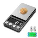 SKEAP Digital Coin Scale, Gram Scale 0.01g Accuracy for Coin Collectors, Bank Tellers and Home Use, Ideal Scale for Gold and Jewelry, 200g Capacity with Calibration Weight