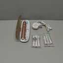 Aquasonic Vibe Series Ultra-Whitening Toothbrush  ADA Accepted Electric Toothbrush - 8 Brush Heads & Travel Case  40,000 VPM Motor & Wireless Charging - 4 Modes w Smart Timer  Satin Rose Gold