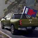 2 x WENWELL No Kings No Fascists No Tyrants Flag, 3x5 Ft Patriotic Banner, Navy Blue Polyester, Stars and Stripes Design