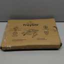 Shamrock Home Bamboo Trayble Couch Arm Table, Clip On Tray Sofa Table for Couches. Sofa Arm Tray, Armchair Table for TV Dinners, Remotes, Drinks and Snacks - 13.75 x 9.5inch, Brown | Clip On Tray, Sofa Table, Sofa Arm Tray, Armchair Table, TV Dinners, Remotes