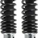 320mm 12.5 Pair Motorcycle Rear Shock Absorbers Replacement for Suzuki Yamaha Honda XL 883 1200 (Black)