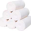 ZYFZCYBL Fleece Throw Blankets Lightweight Warm Soft Cozy Pet-Friendly Bulk Fleece Throw Blanket Solid for Home Bed, SofaOffice,Gifts, Couch (Pack of 6-50 x 60 inchWhite)