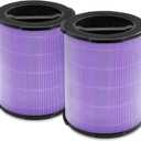 WELOV P200S Toxin Absorber Filter 2 Packs, 3-in-1 H13 True HEPA and High-Efficiency Activated Carbon Filter for formaldehyde, Toxins, Wildfire Smoke, Kitchen Odors