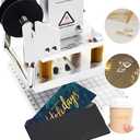 Upgraded Hot Foil Stamping Machine 10x13cm Leather Bronzing Pressure Mark Machine 110V with Full Scale on The Base Plate for PVC Leather PU Paper Logo Embossing