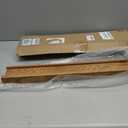 Floating Shelf for Wall Natural Oak Wood Wall Shelves 24 inches, Display Picture Ledge Shelf for Bedroom Living Room Bathroom Office Kitchen Storage Shelves, 4 x 24 inch
