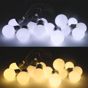 Pooqla Light Bulbs for 4FT Marquee Light up Letters Numbers,12 LED Warm White and Cool White Battery Operated String Lights for Indoor Outdoor Birthday Christmas Party Decor