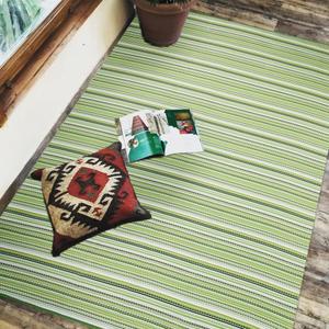 Outdoor/Indoor Rug Plastic Straw Rug Waterproof Portable Outdoor Mat, Easy to Clean and Fold,Perfect for Garden, Patio, Picnic, Decking-Green6x9Ft
