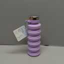 Collapsible Water Bottle, Reuseable BPA Free Silicone Foldable Water Bottles for Travel Gym Camping Hiking, Portable Leak Proof Sports Water Bottle with Carabiner