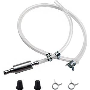 Brake Bleeder Hose Kit with One Way Check Valve & Clamp,Universal Brake Bleed Hose Set for Brakes System Maintenance,Essential Car Accessories Brakes Bleeder Kit