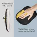 lasuroa 2pcs Pet Hair Removal Gloves for Dogs & Cats, Reusable Double Size Electrostatic Pet Grooming Gloves Washable Cat Hair Remover for Furniture Couch Carpet Car Seat