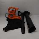 BLACK+DECKER 3-in-1 Leaf Blower, Leaf Vacuum and Mulcher, Up to 230 MPH, 12 Amp, Corded Electric (BV3600)